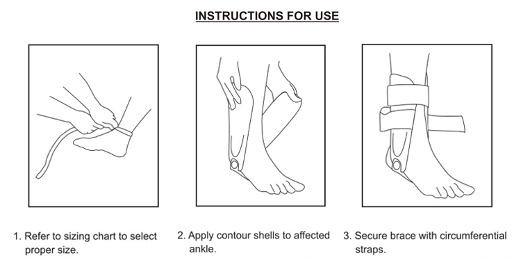 Ankle Brace With Cold Therapy Air-Gels
