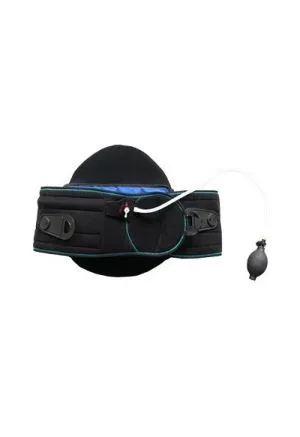 Cinta traseira quente da compressão da terapia do frio inflável